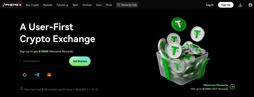 最大レバレッジが高いおすすめ海外仮想通貨取引所第8位はPhemex